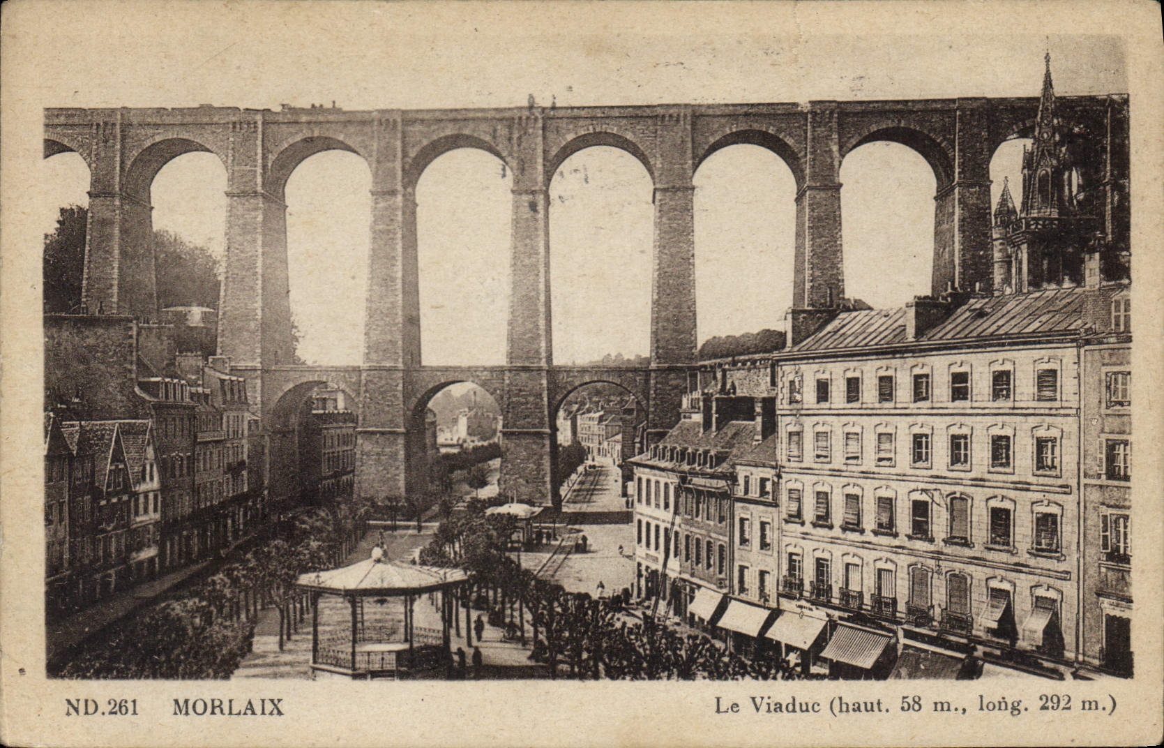 CPA Morlaix le Viaduc 