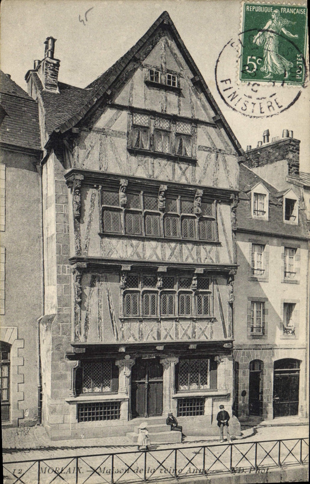 CPA Morlaix Maison de la Reine Anne 