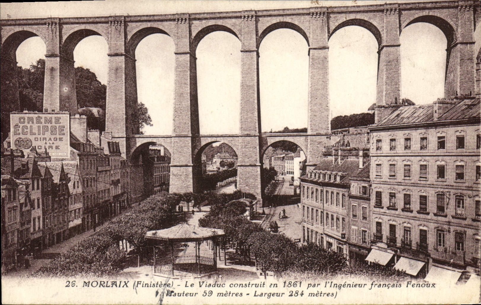 CPA Morlaix Finistere Le Viaduc 