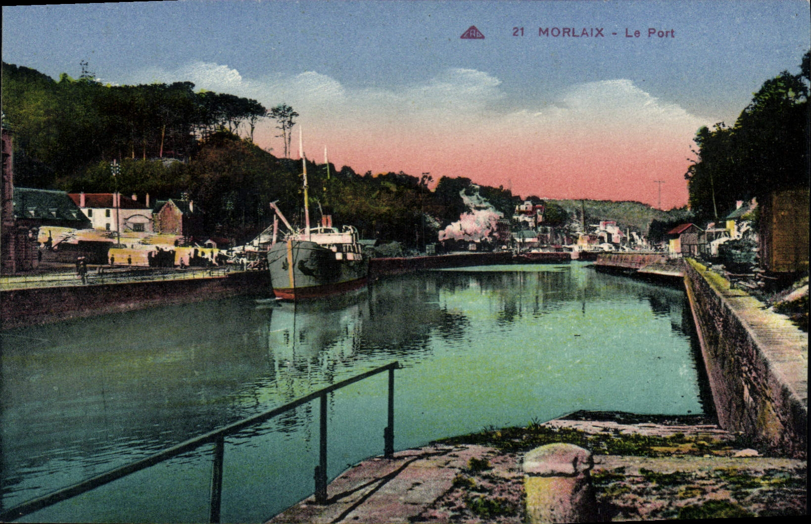 CPA Morlaix Le Port Bateau