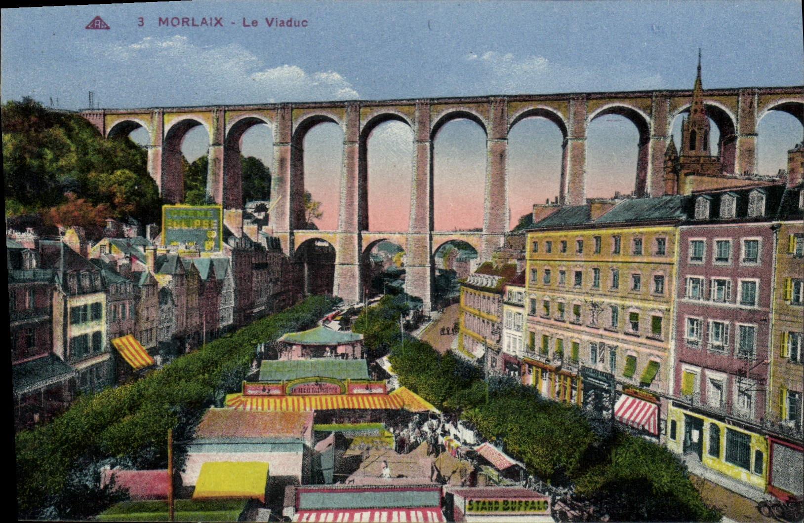 CPA Morlaix Le Viaduc 