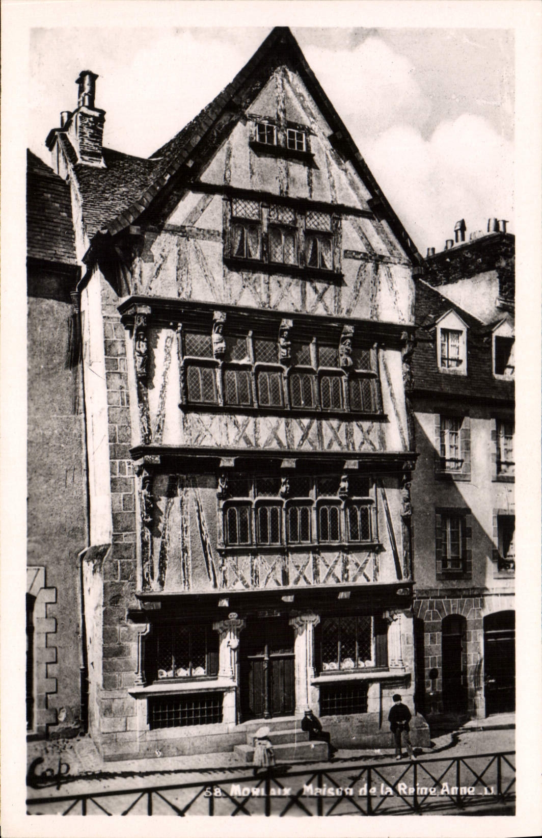 CPA Morlaix Maison de la Reine Anne 