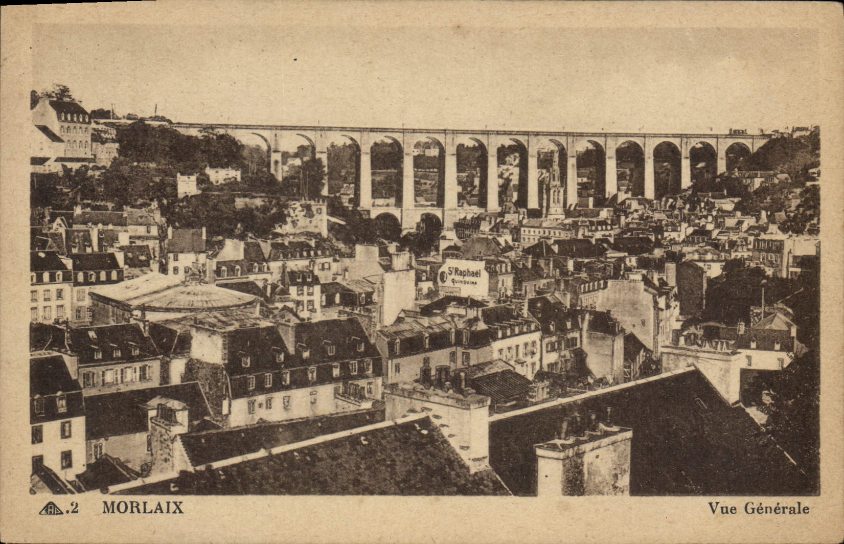 CPA Morlaix Vue Generale 