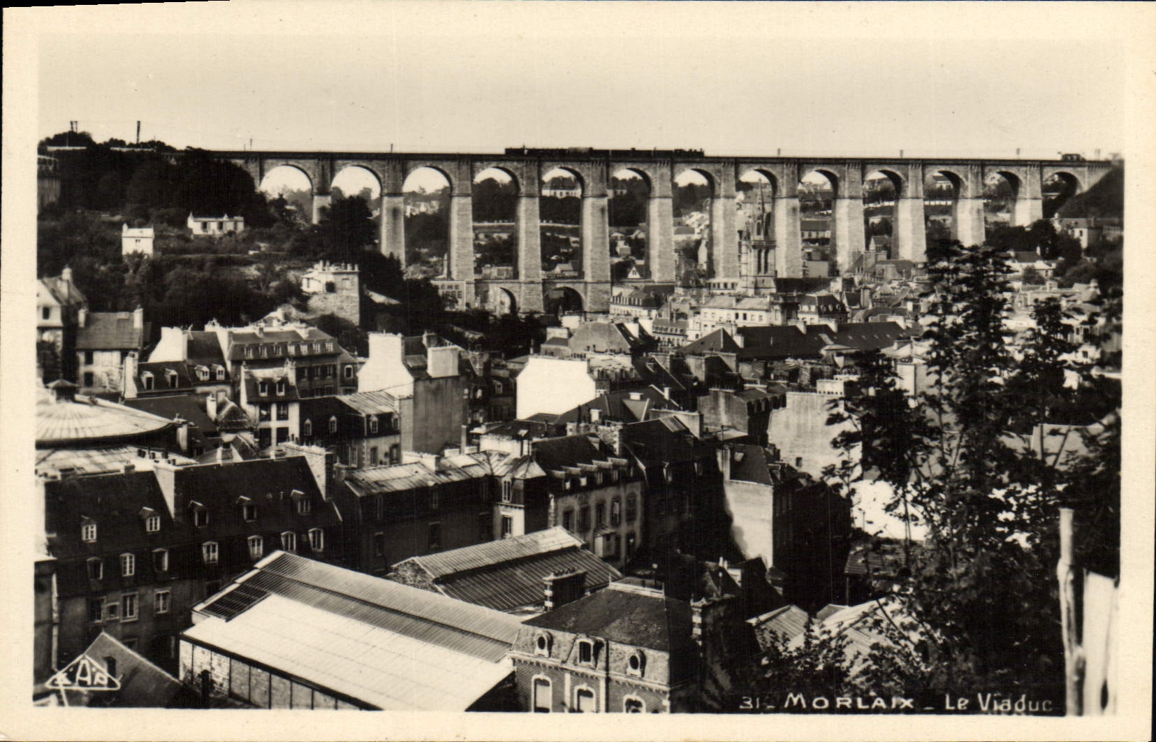 CPA Morlaix Le Viaduc 