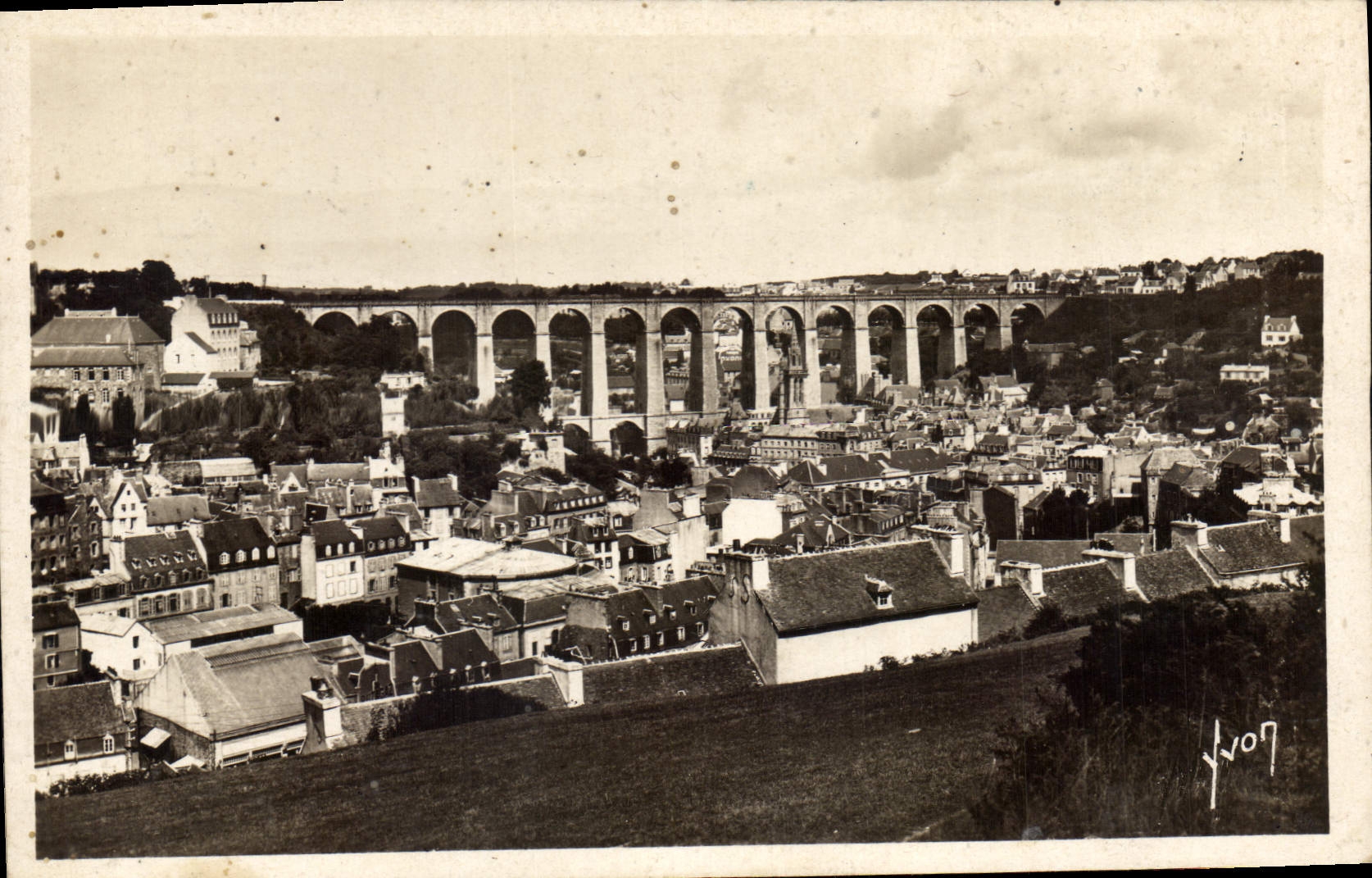 CPA Morlaix Finistere Vue generale 