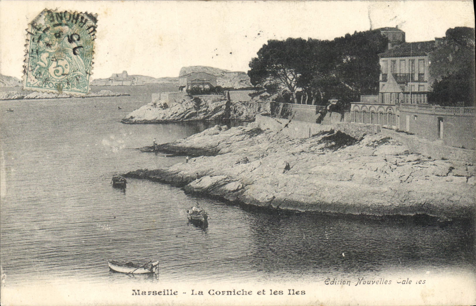 CPA Marseille La Corniche et les Iles 