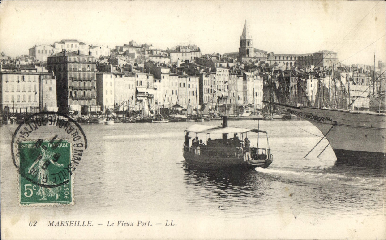 CPA Marseille Le Vieux Port 
