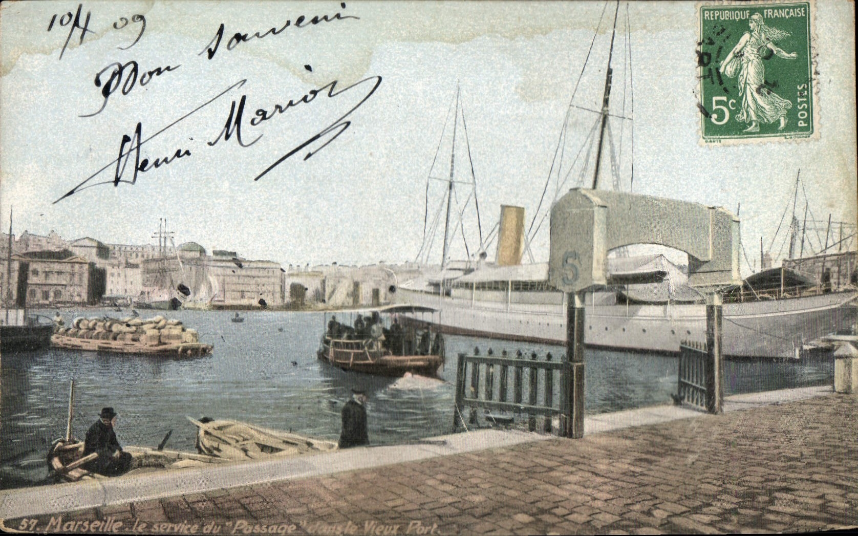 CPA Marseille to service du Passage Vieux Port 