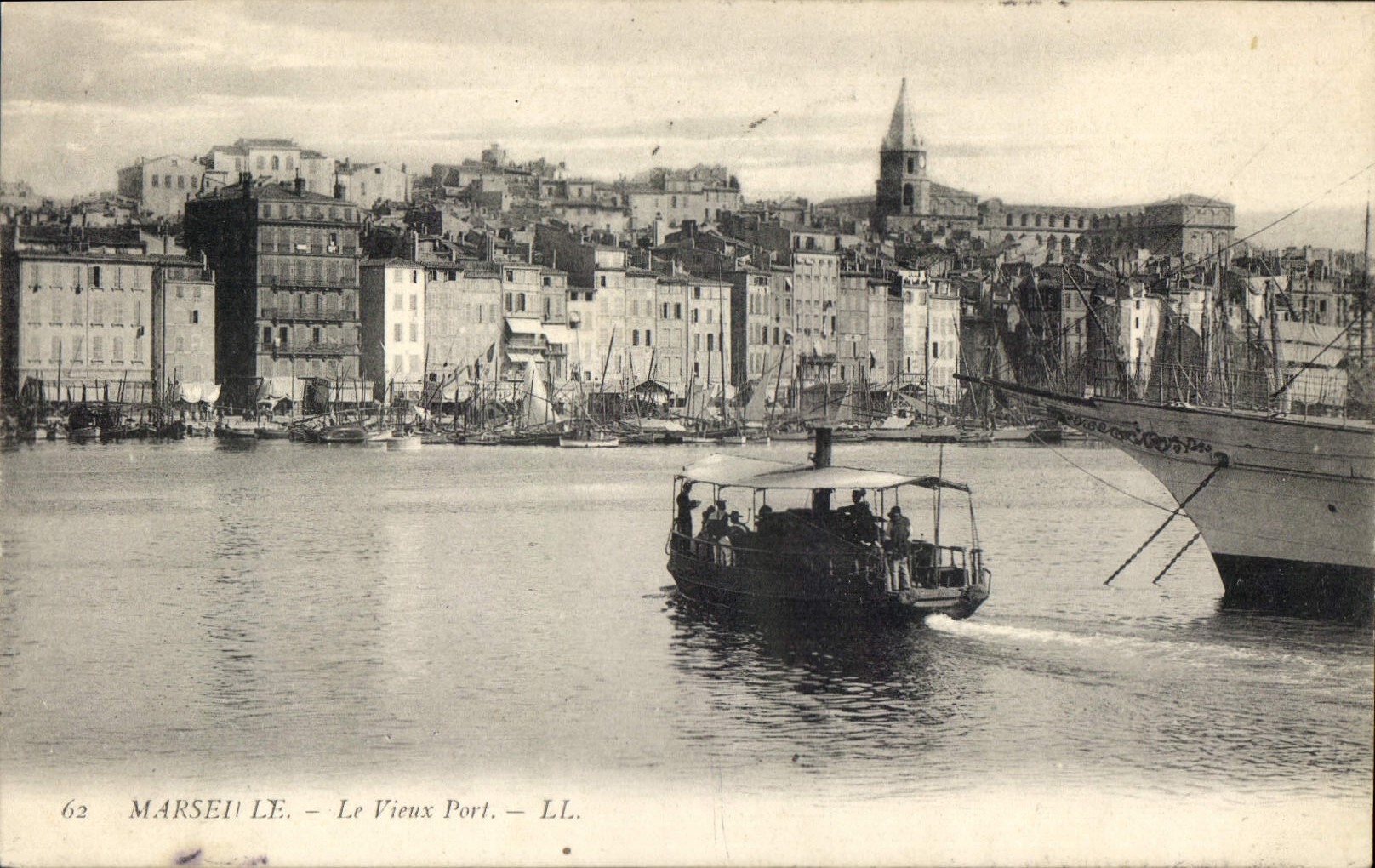 CPA Marseille Le Vieux Port 