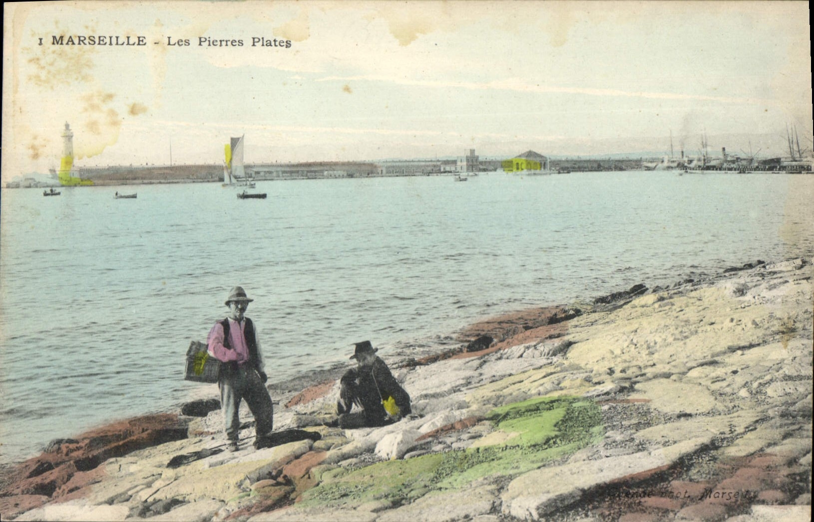 CPA Marseille Les Picrres Plates 