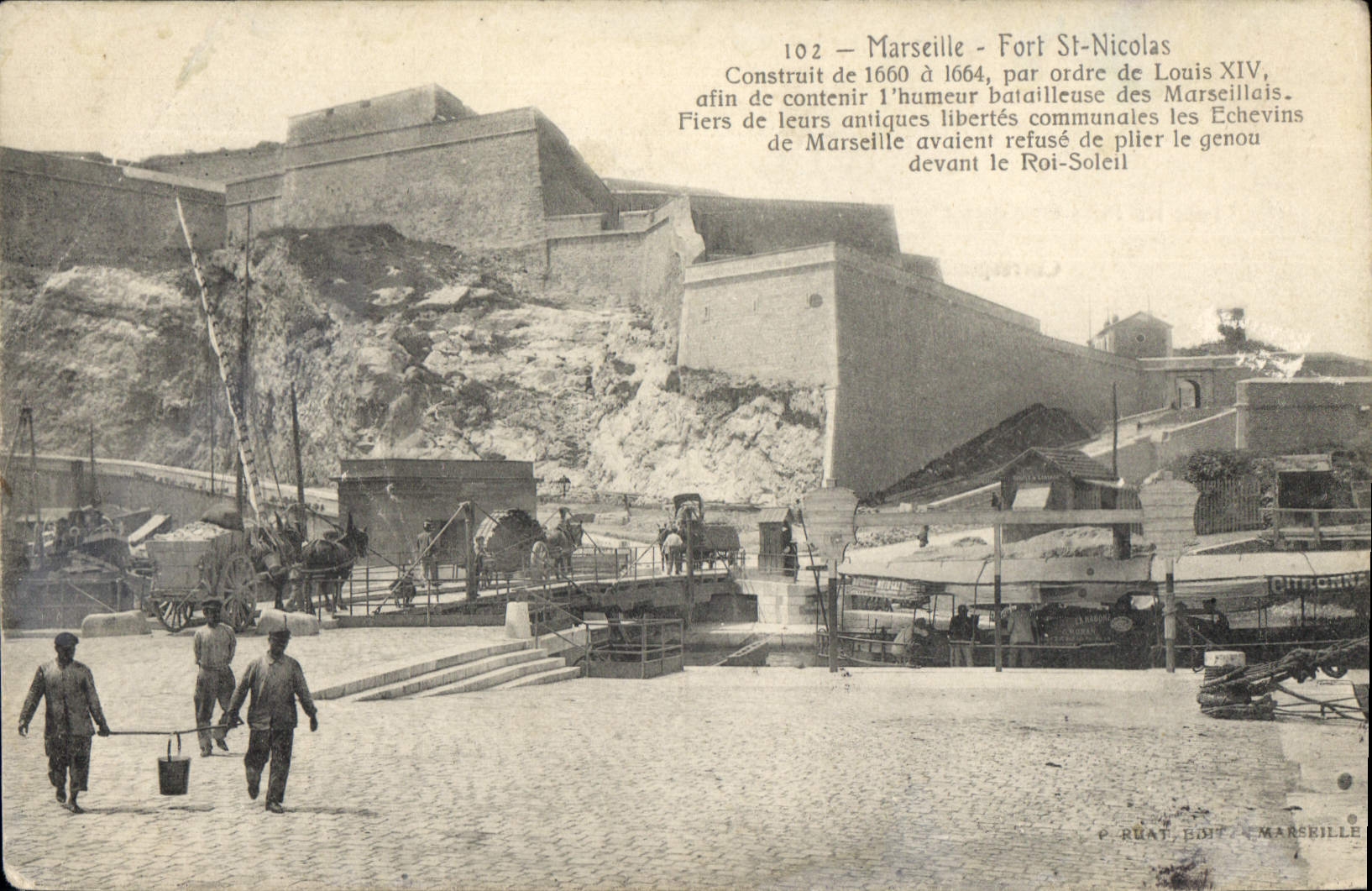 CPA Marseille Fort St Micolas