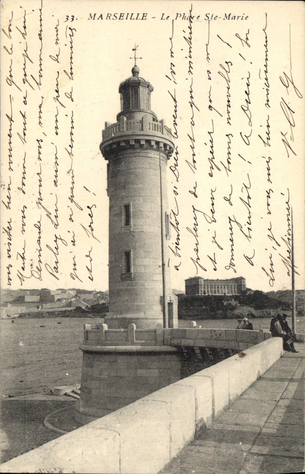 CPA Marseille Le Phare Ste Marie