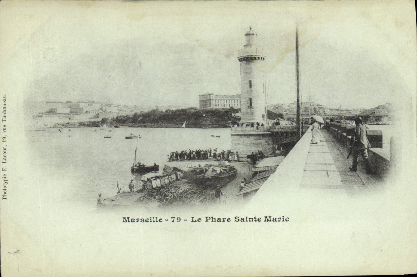 CPA Marseille Le Phare Ste Marie