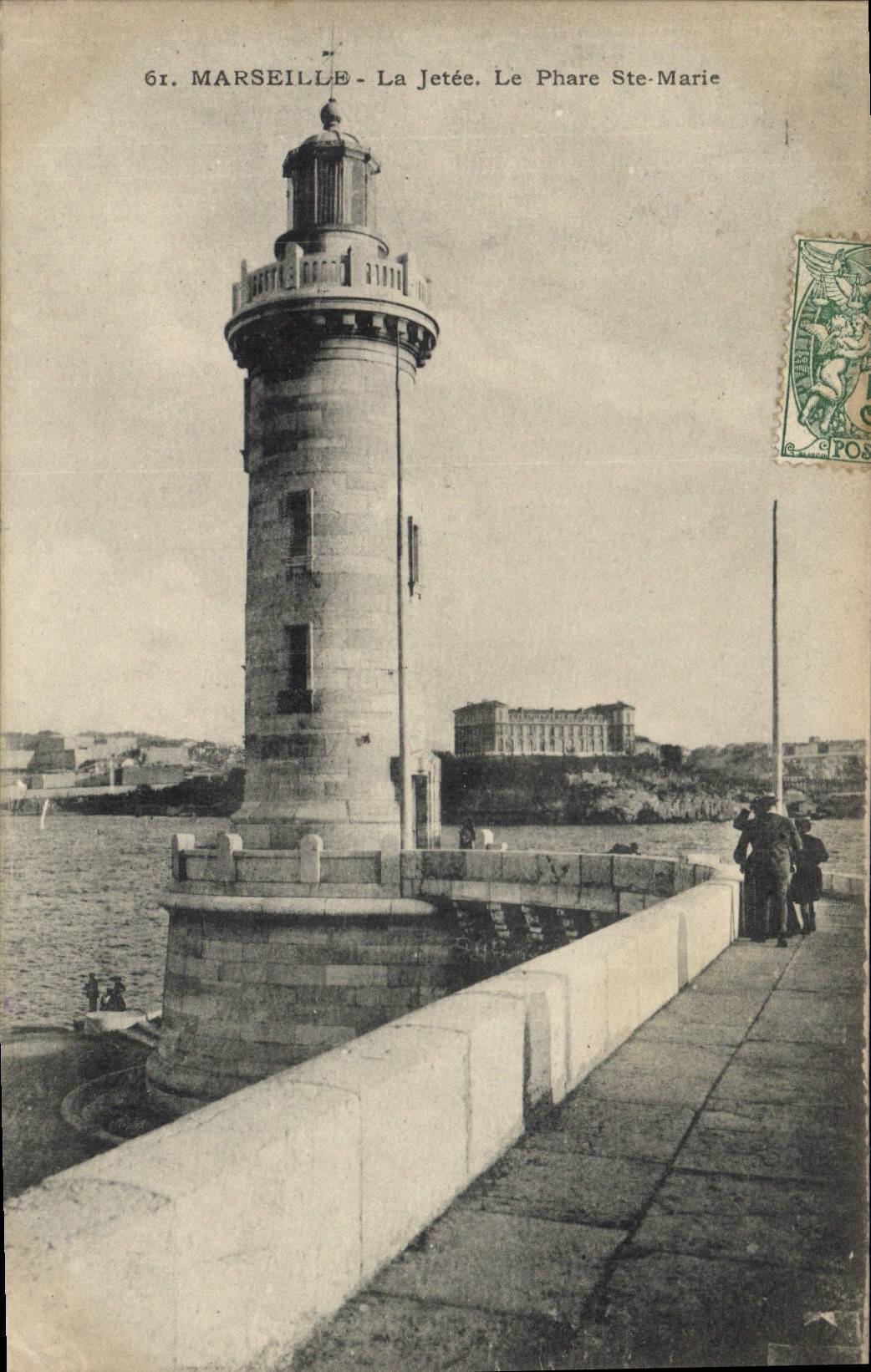 CPA Marseille Le Phare Ste Marie