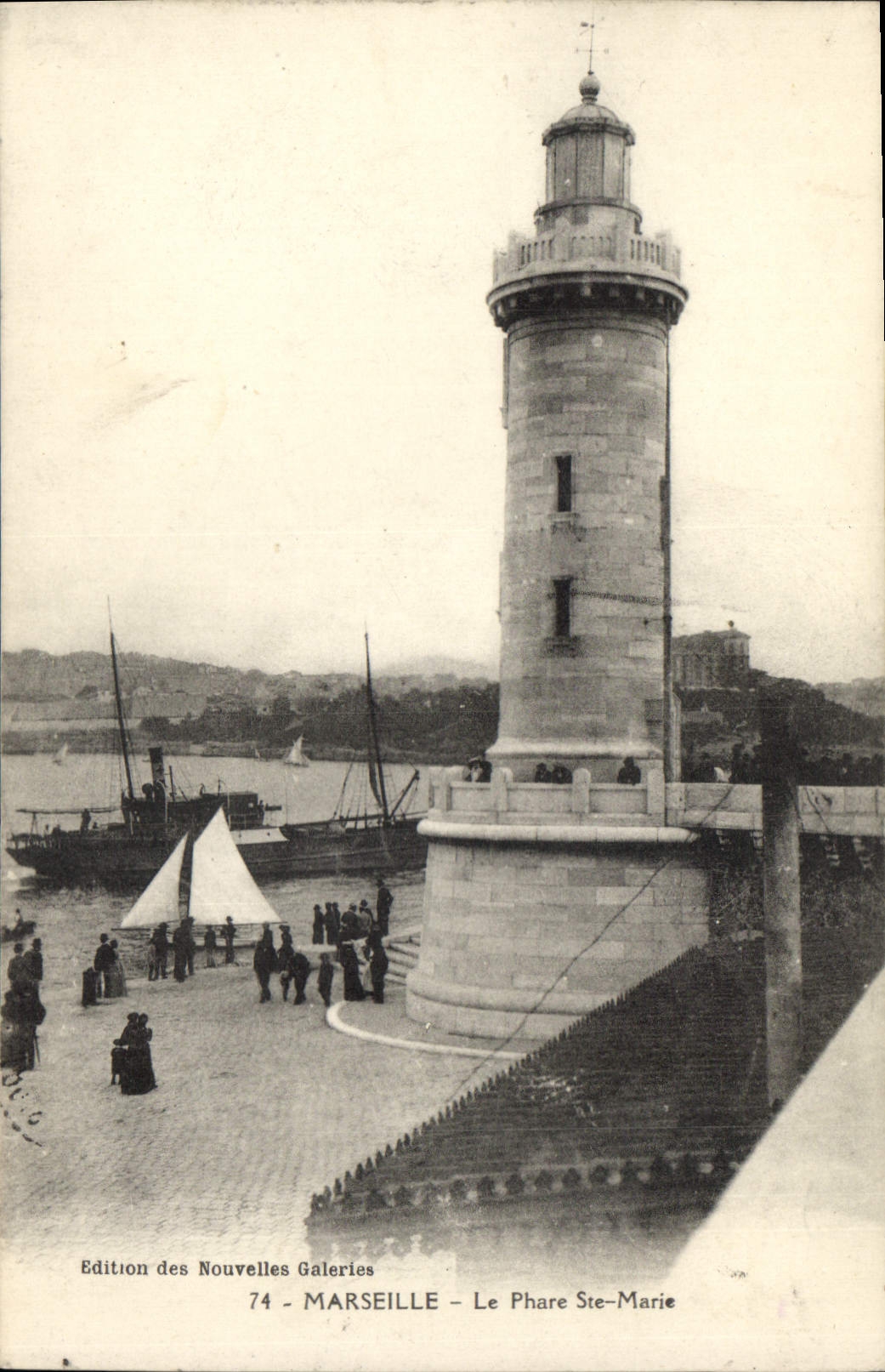 CPA Marseille Le Phare Ste Marie