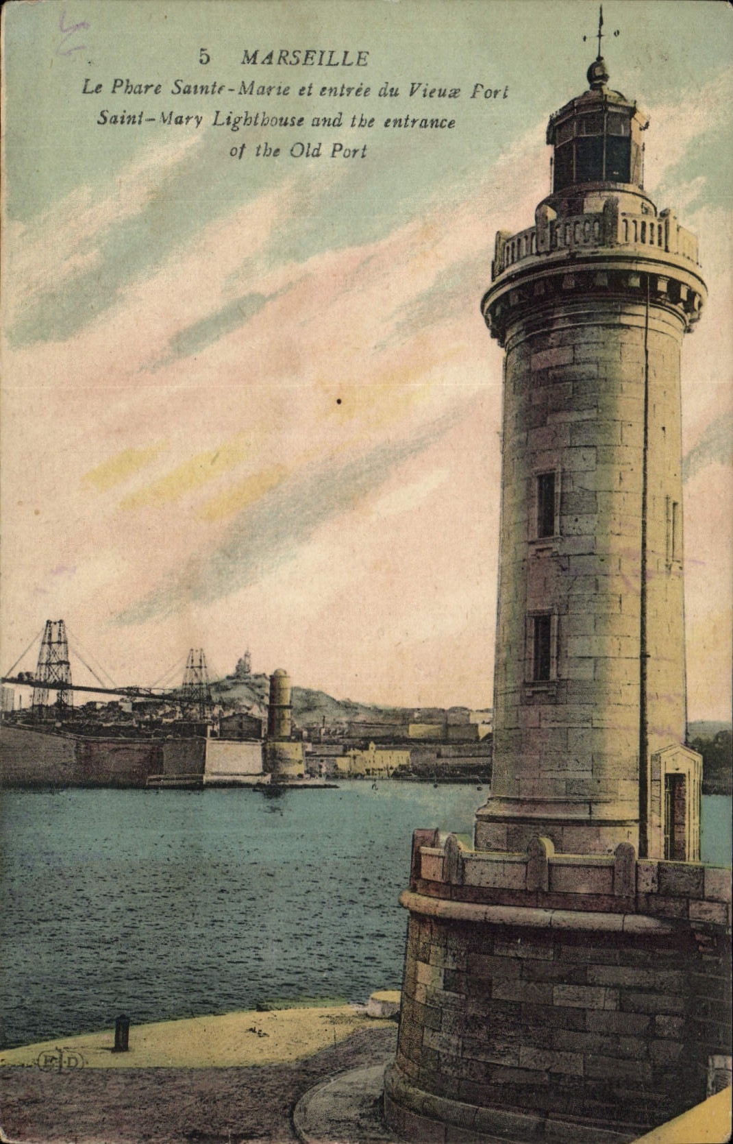 CPA Marseille Le Phare Ste Marie 
