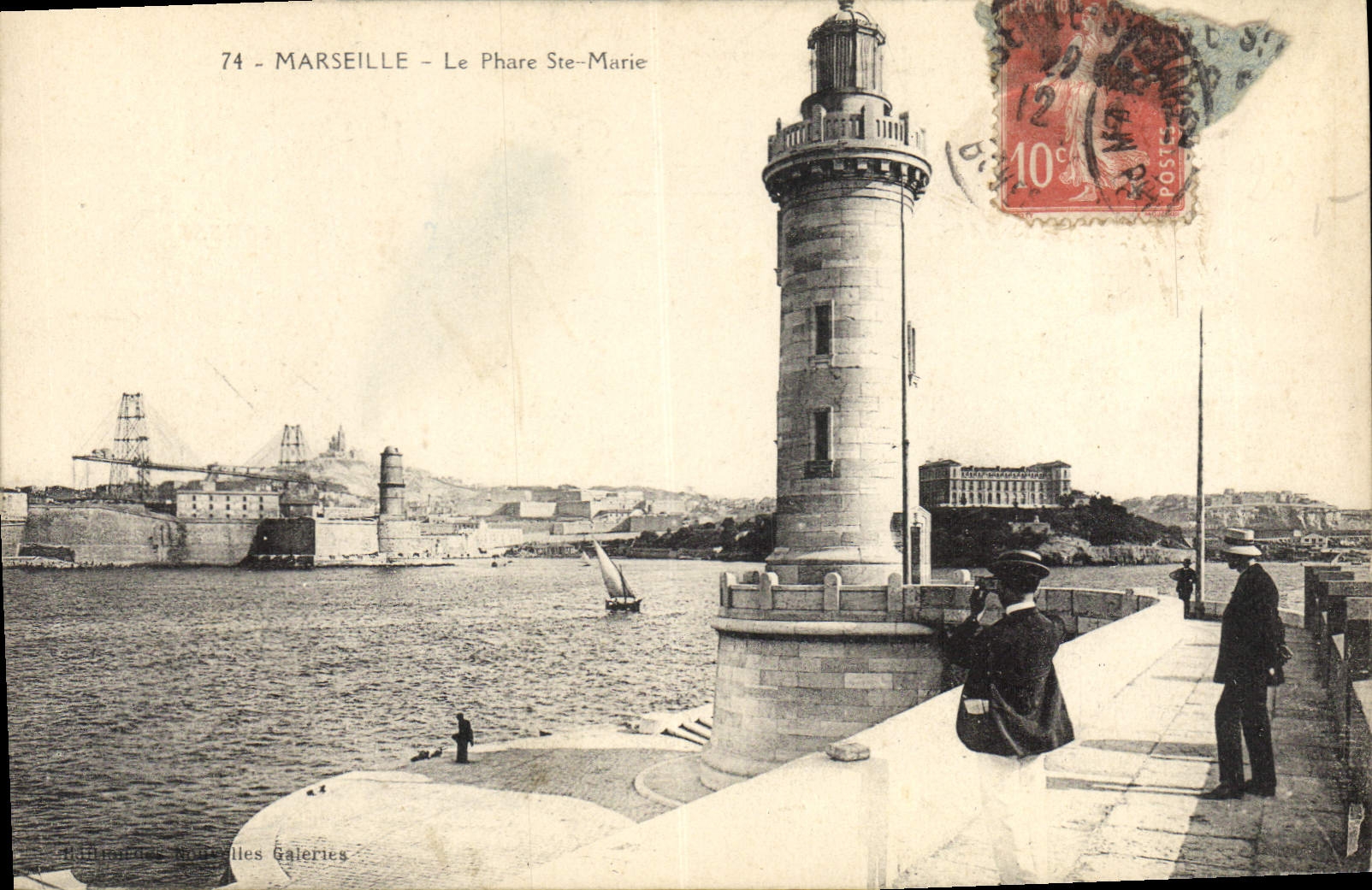 CPA Marseille le Phare Ste Marie