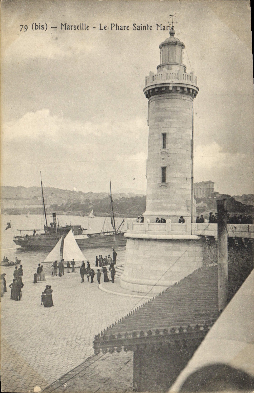 CPA Marseille le Phare Sainte Marie