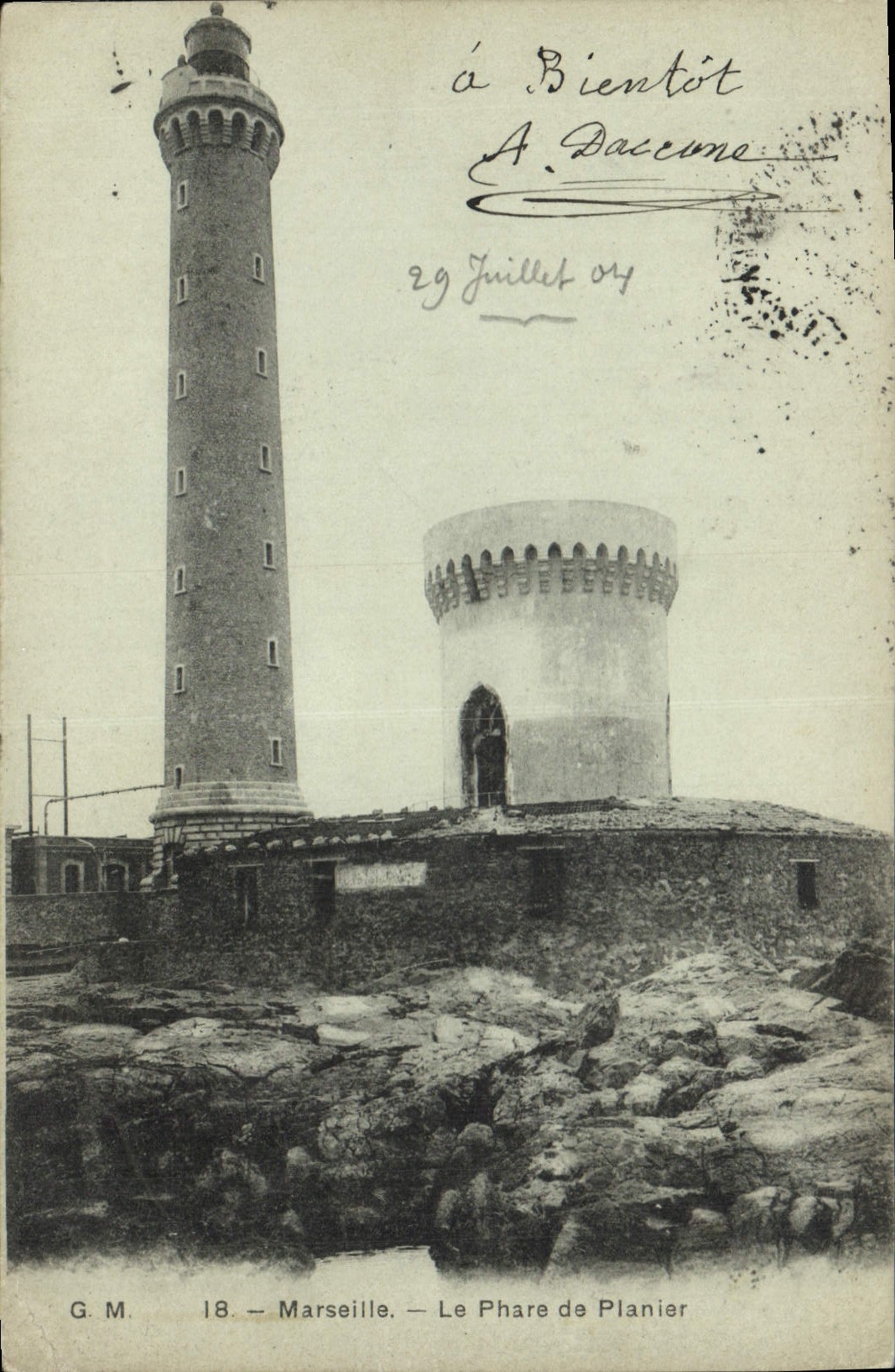 CPA Marseille le Phare de Planier