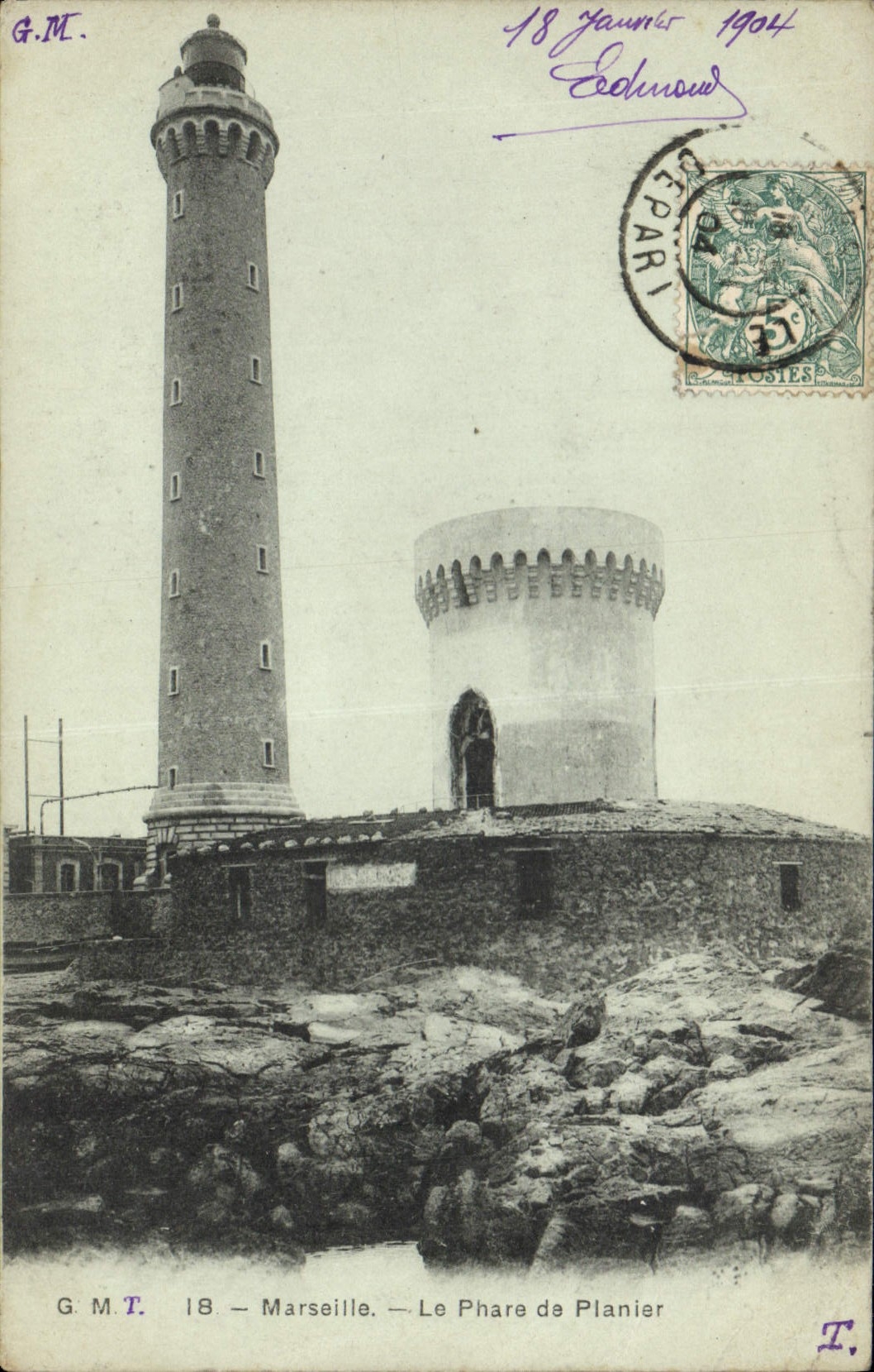 CPA Marseille le Phare de Planier
