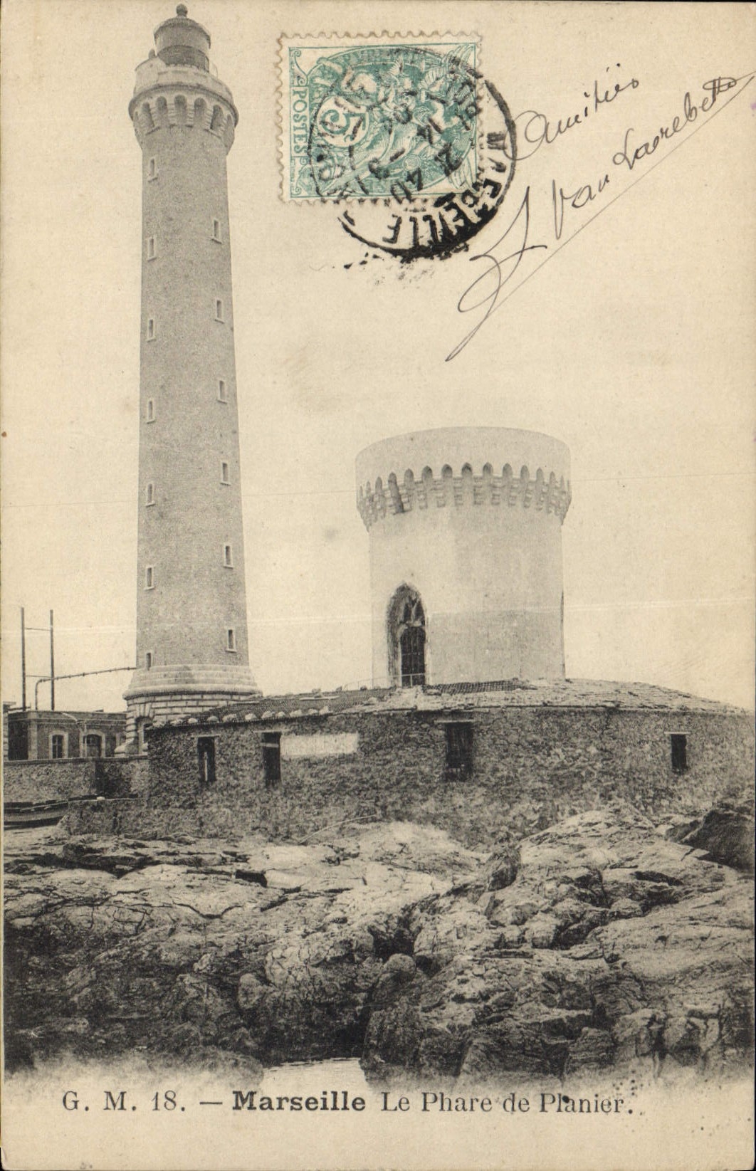 CPA Marseille le Phare de Planier