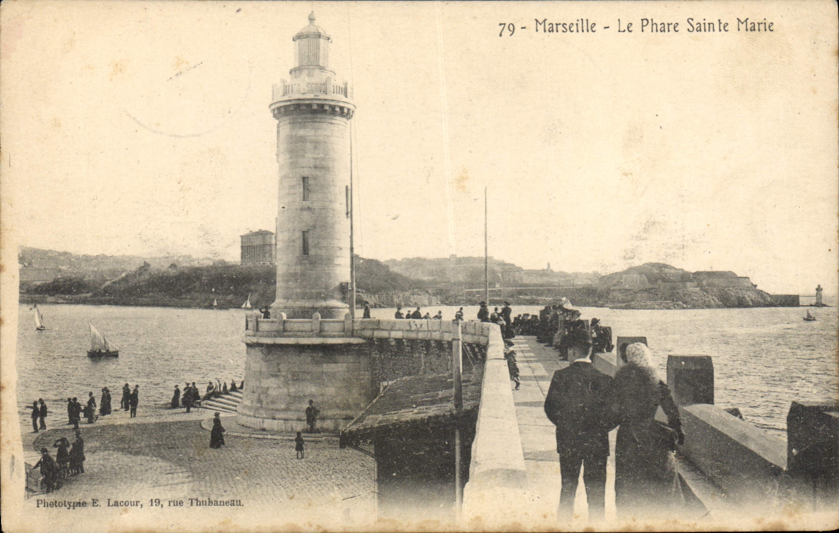 CPA Marseille la Phare Sainte Marie