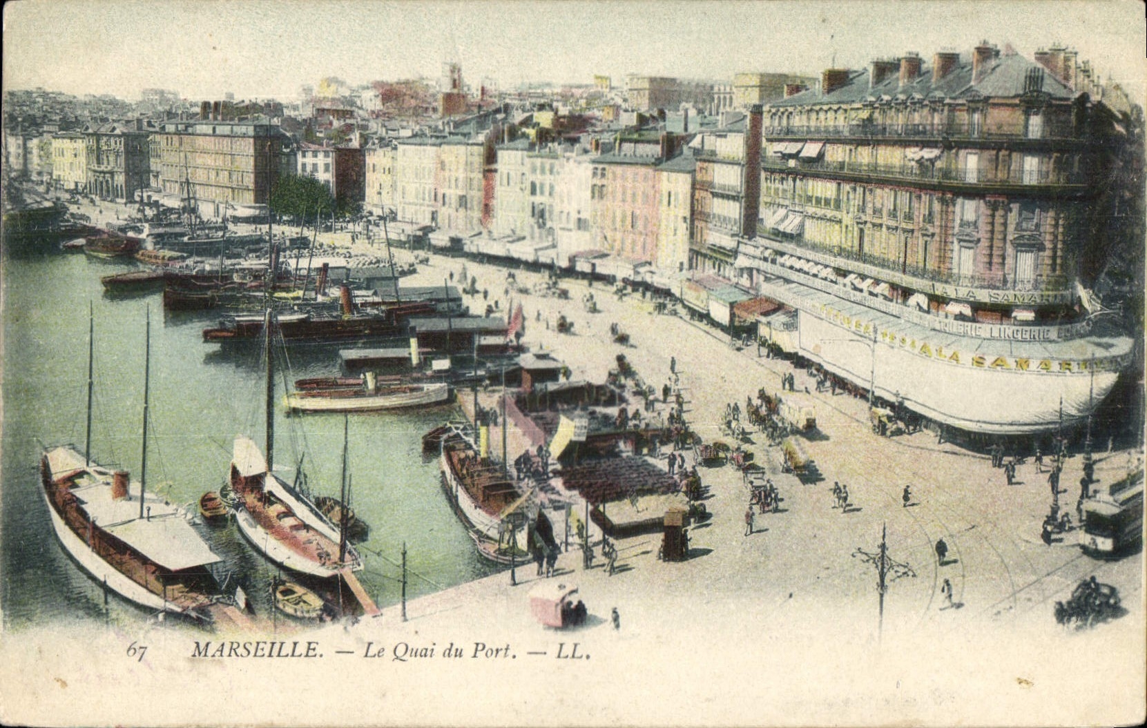 CPA Marseille le Quai du port