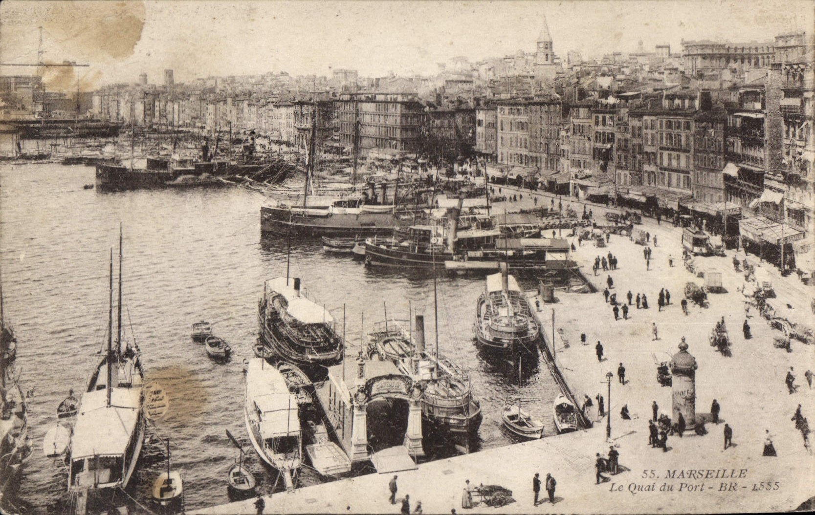 CPA Marseille le Quai du port 