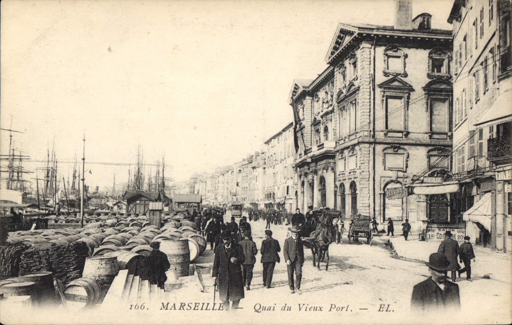 CPA Marseille Quai du vieux port