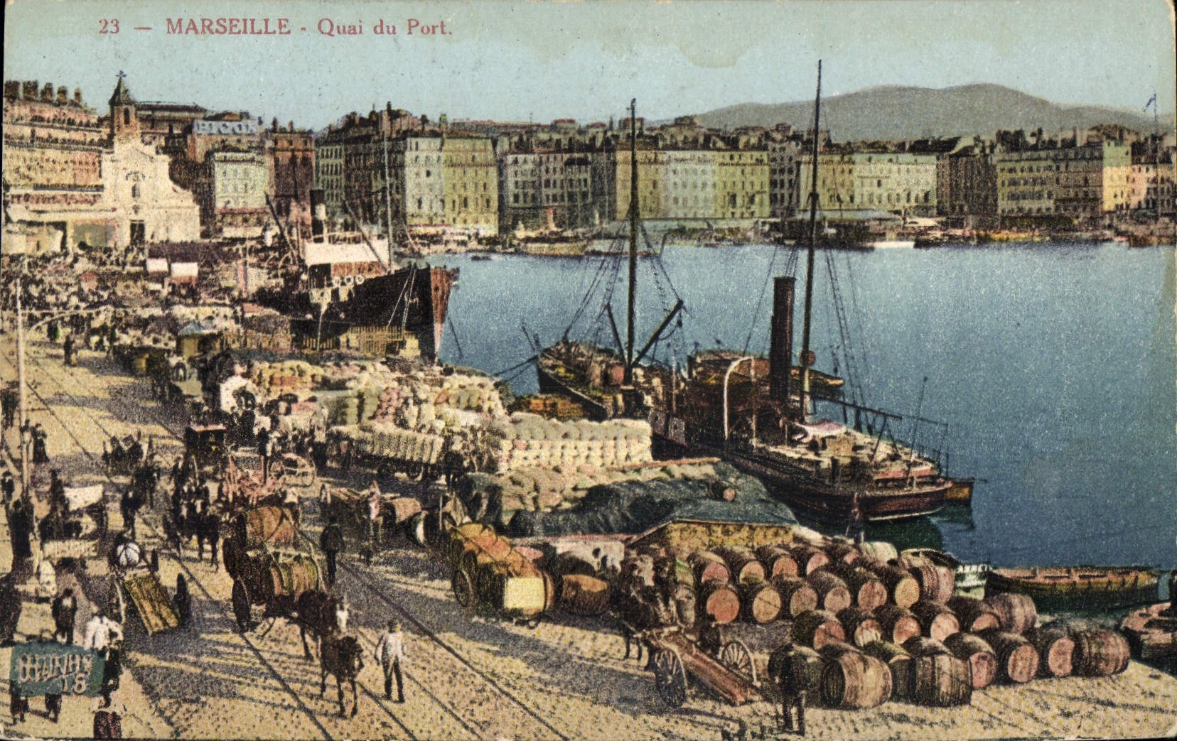 CPA Marseille Quai du port