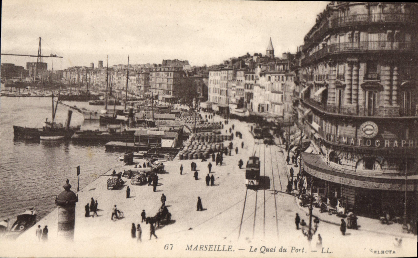CPA Marseille le Quai du port
