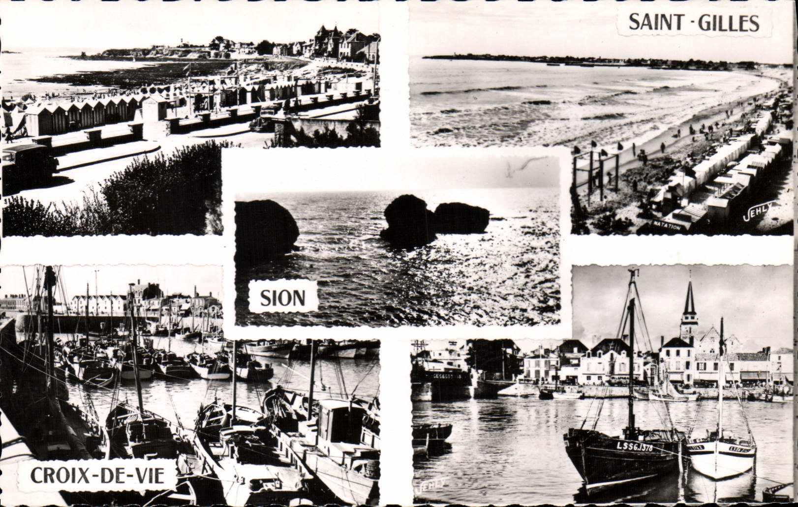 CPA Souvenir de Croix de vie St Gilles et Sion sur l'Ocean