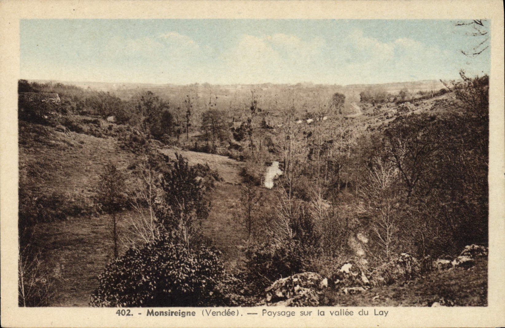 CPA Monsireigne Vendee Paysage sur la Vallee du Lay 