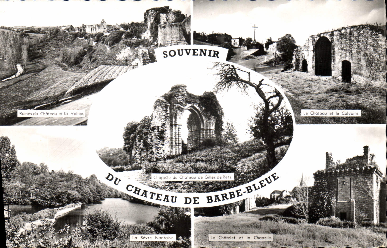 CPA Souvenir du Chateau de Barbe Bleue 