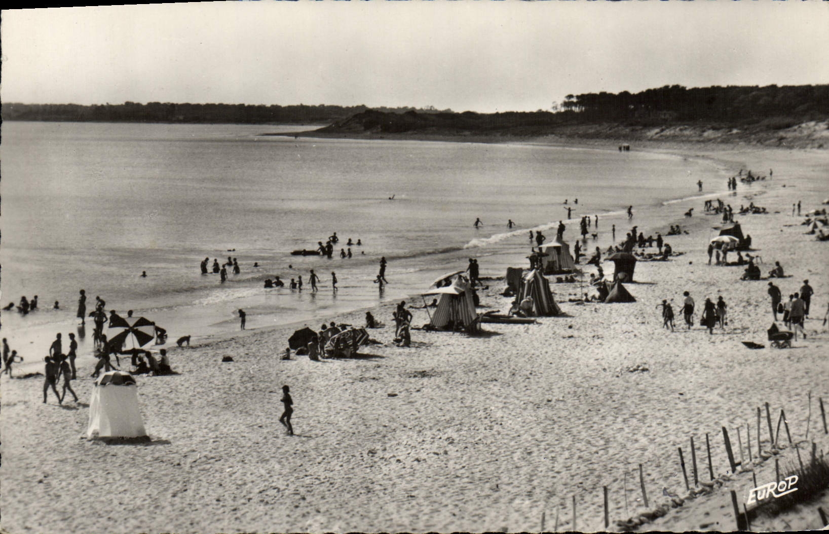 CPA Longevilel la plage 
