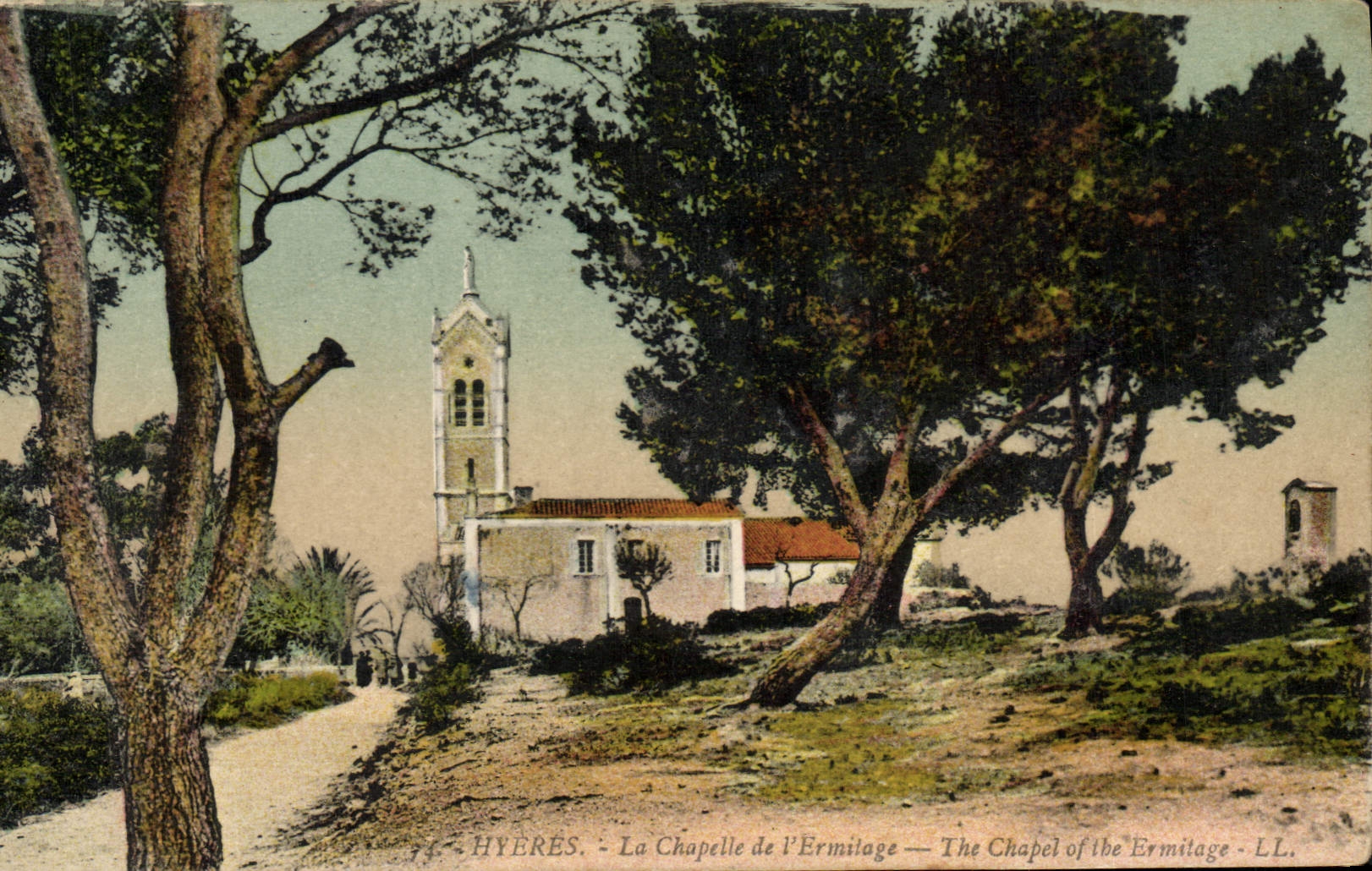 CPA Hyeres la chapelle de l'Ermitage 