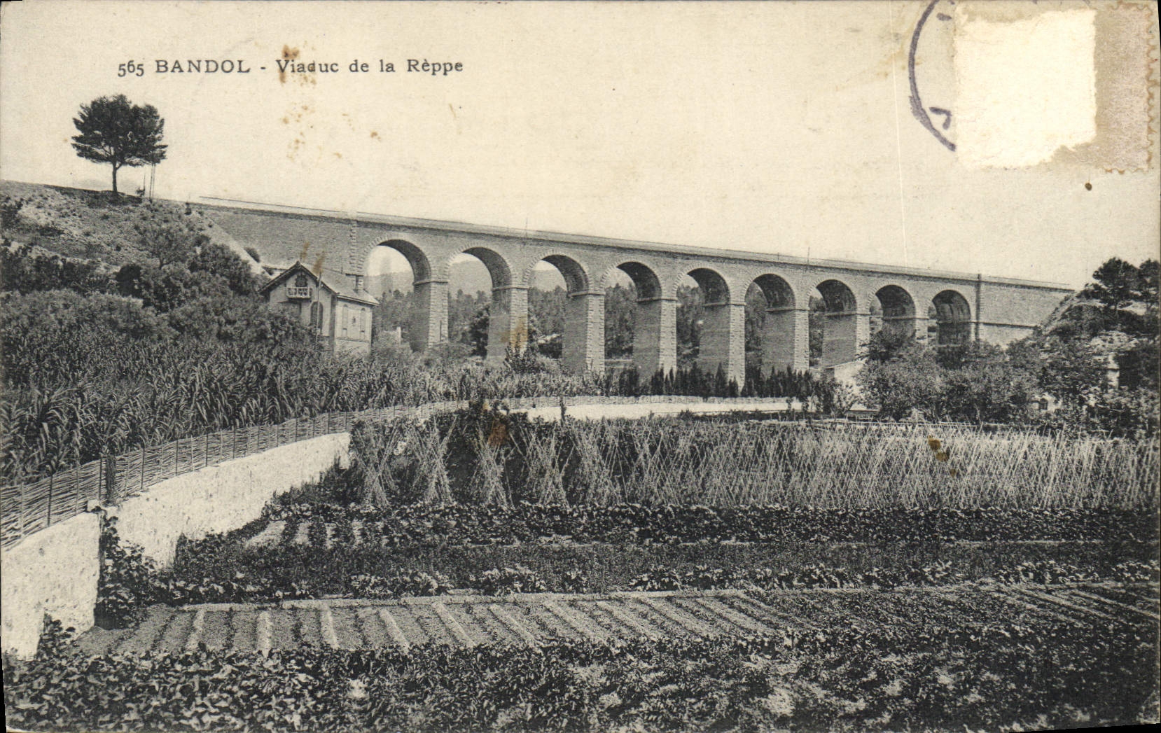 CPA Bandol Viaduc de la Reppe 