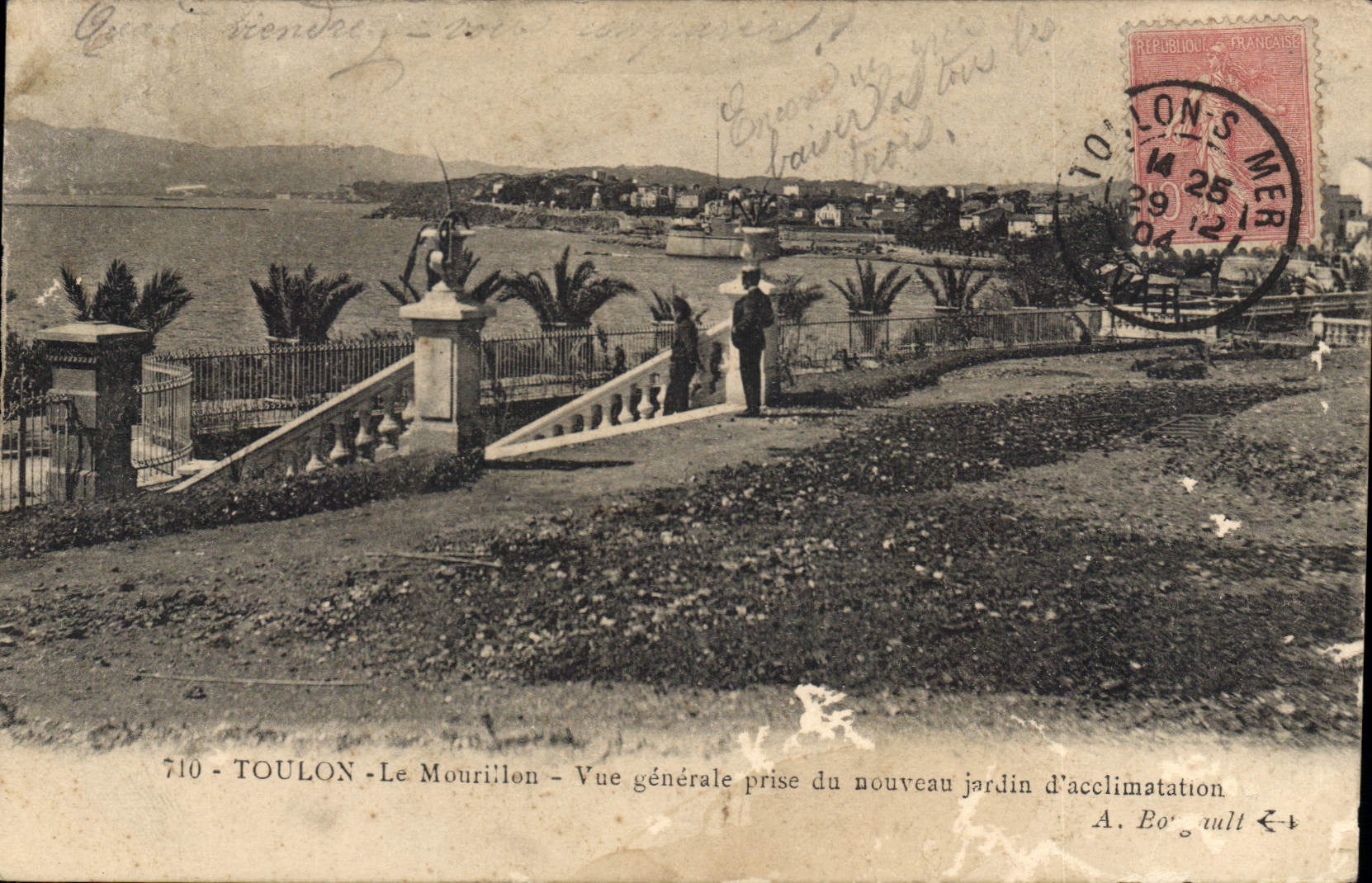 CPA Toulon Le Mourilon Vue generale prise du nouveau jardin d'accilimatation