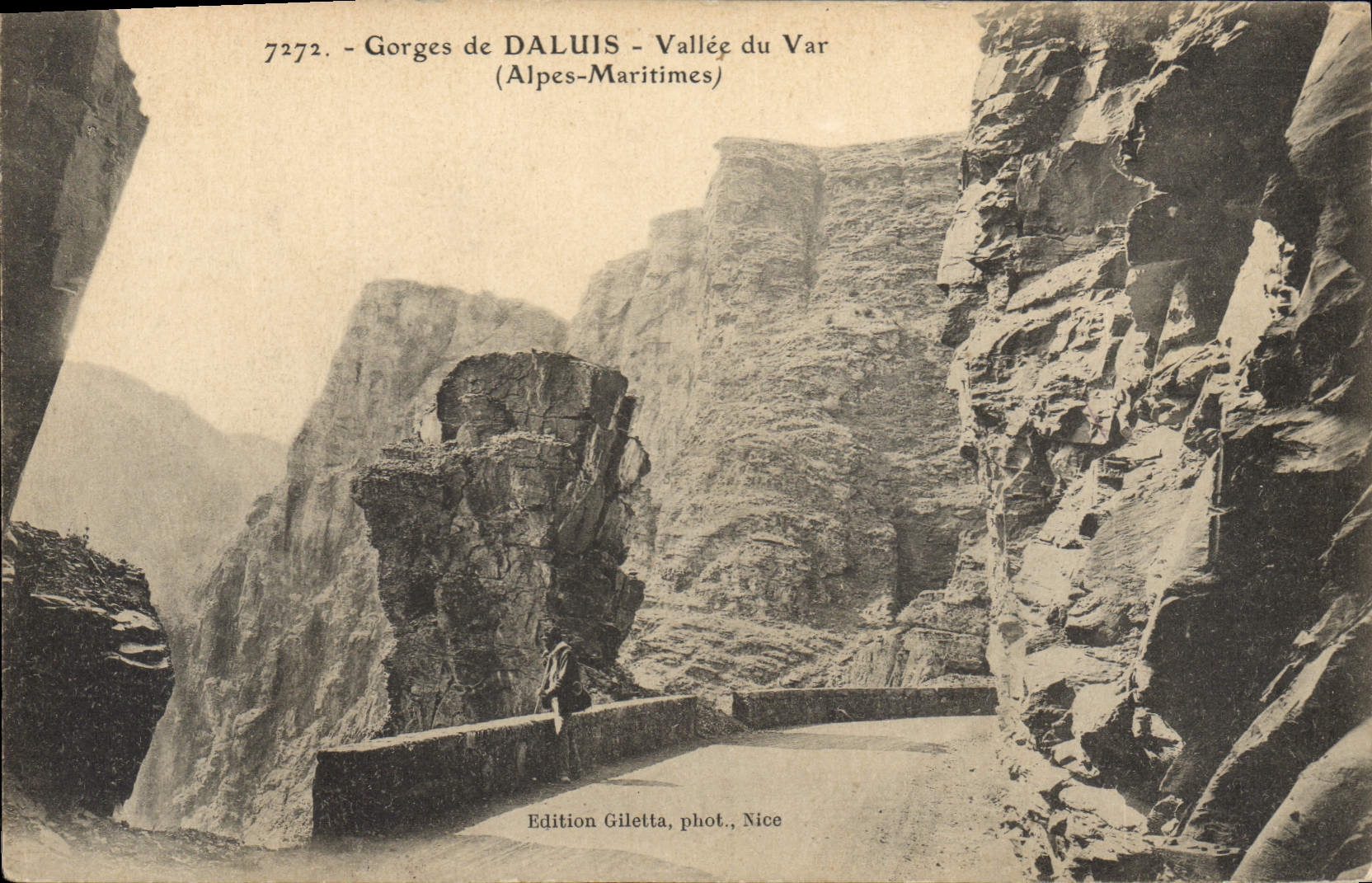 CPA Gorges de Daluis Vallee du Var Alpes Maritimes