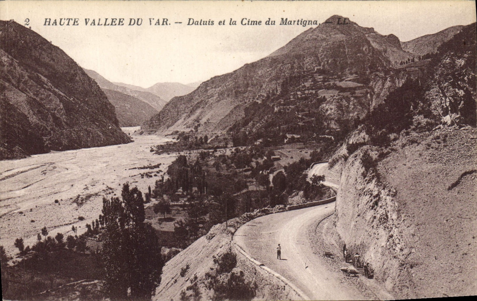 CPA Haute Vallee du Var Datuis et la Cime du Martigna 