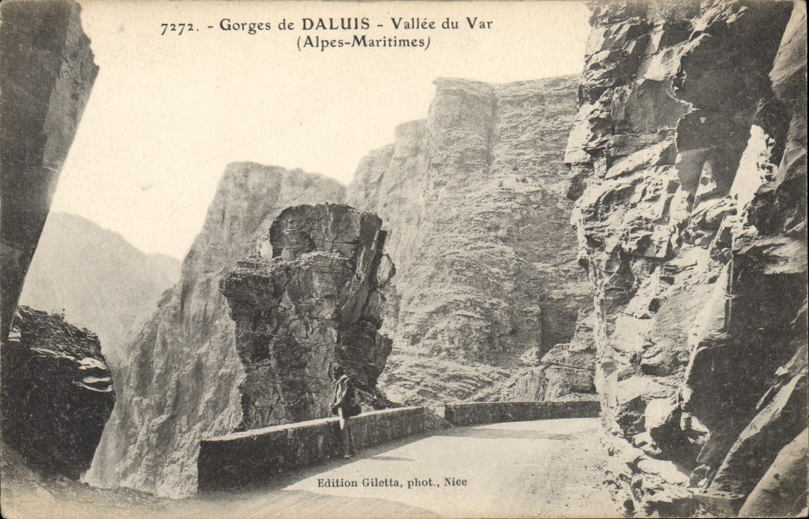 CPA Gorges de Daluis Vallee du Var Alpes Maritimes