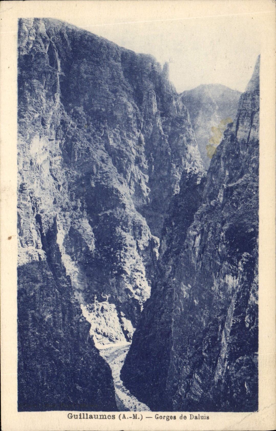 CPA Guillaumes A M Gorges de Daluis