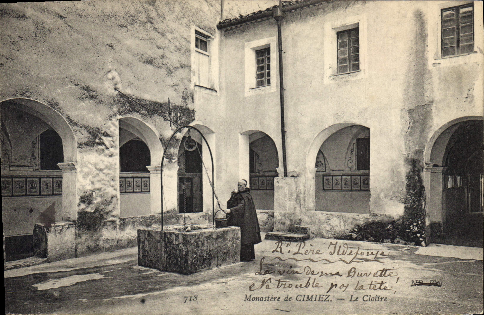 CPA Monastere de Cimiez Le Cloitre