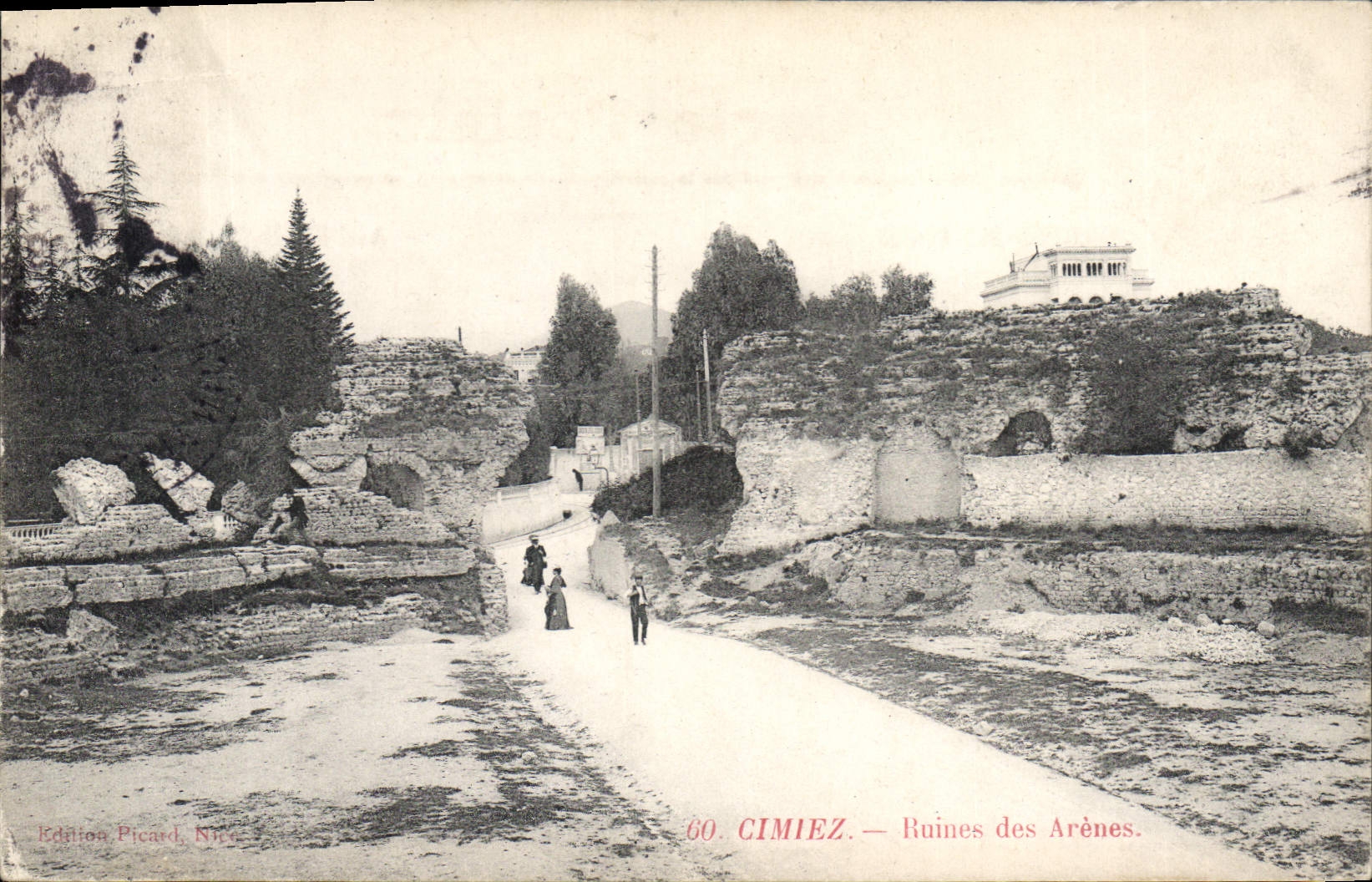 CPA Cimiez Ruines des Arenes 