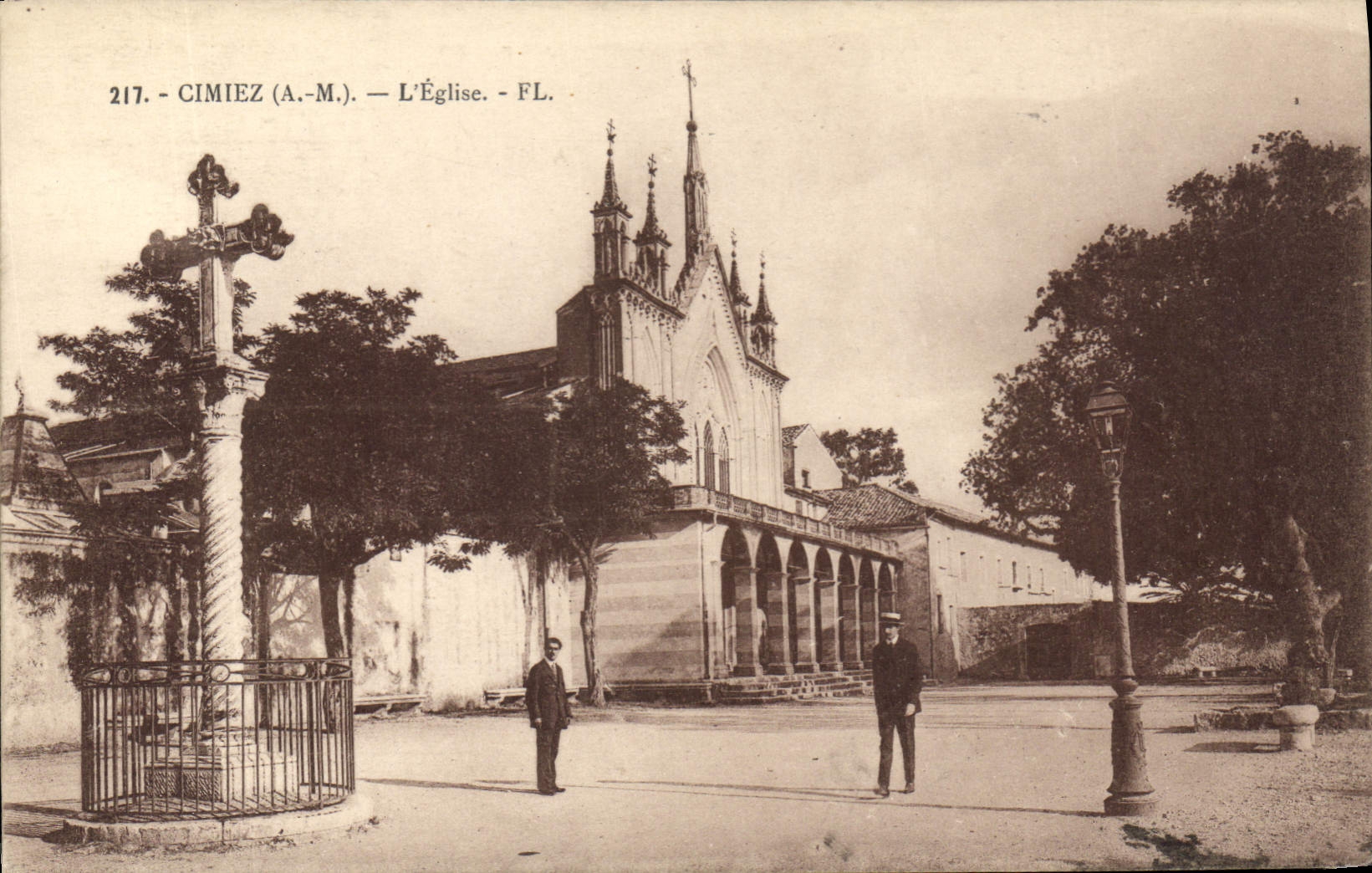 CPA Cimiez A M L'Eglise 