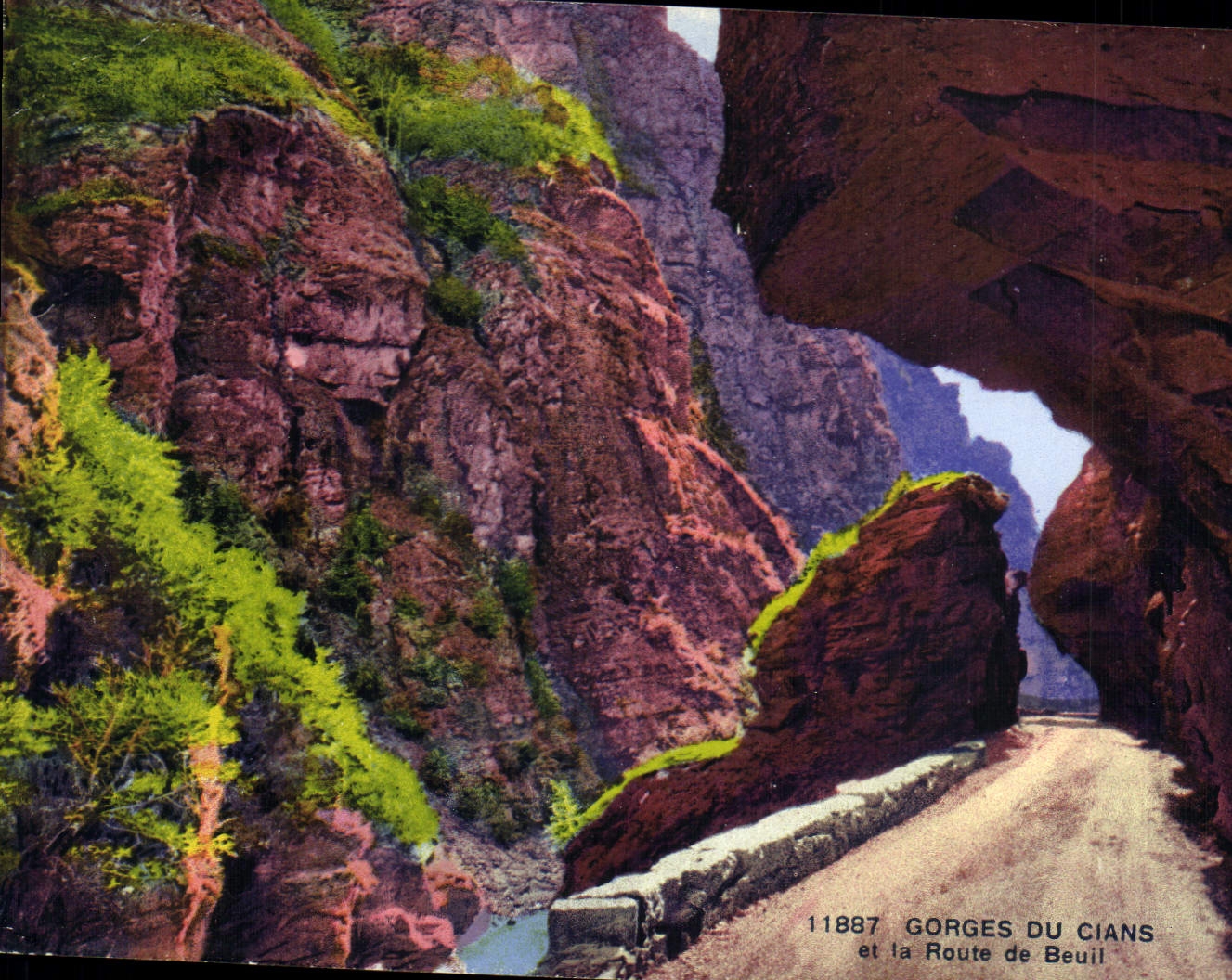 CPA Gorges du Cians et la Route de Beuil 