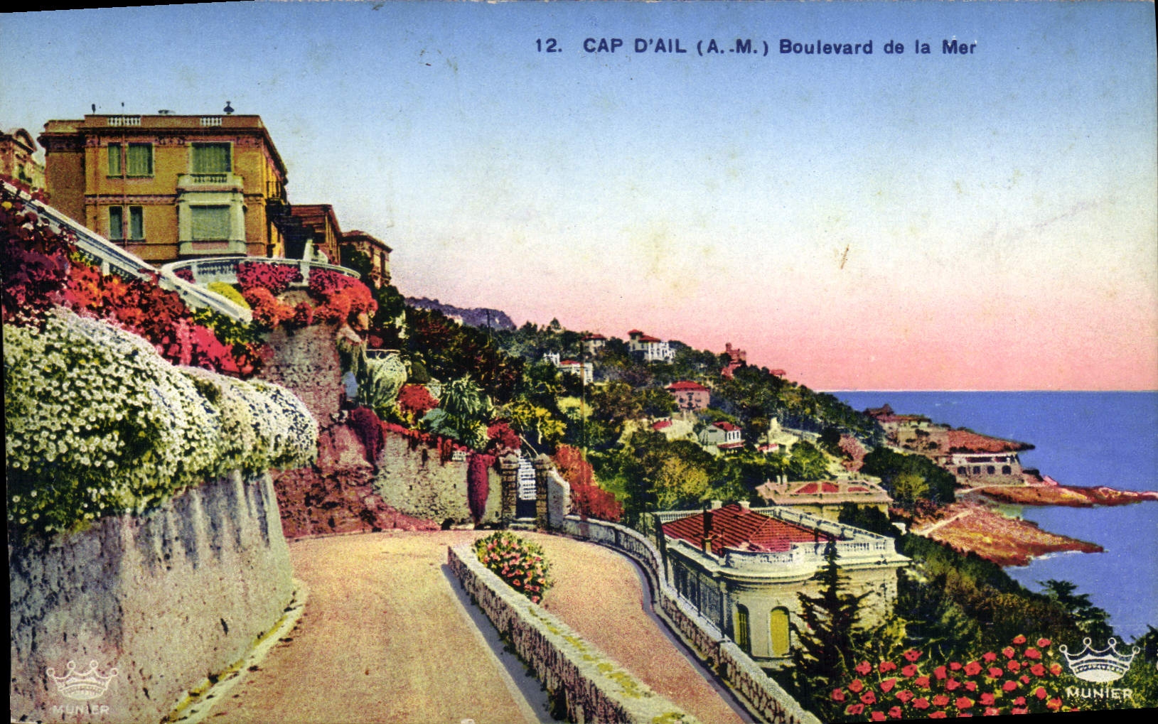 CPA Cap d'Ail A M Boulevard de la Mer 