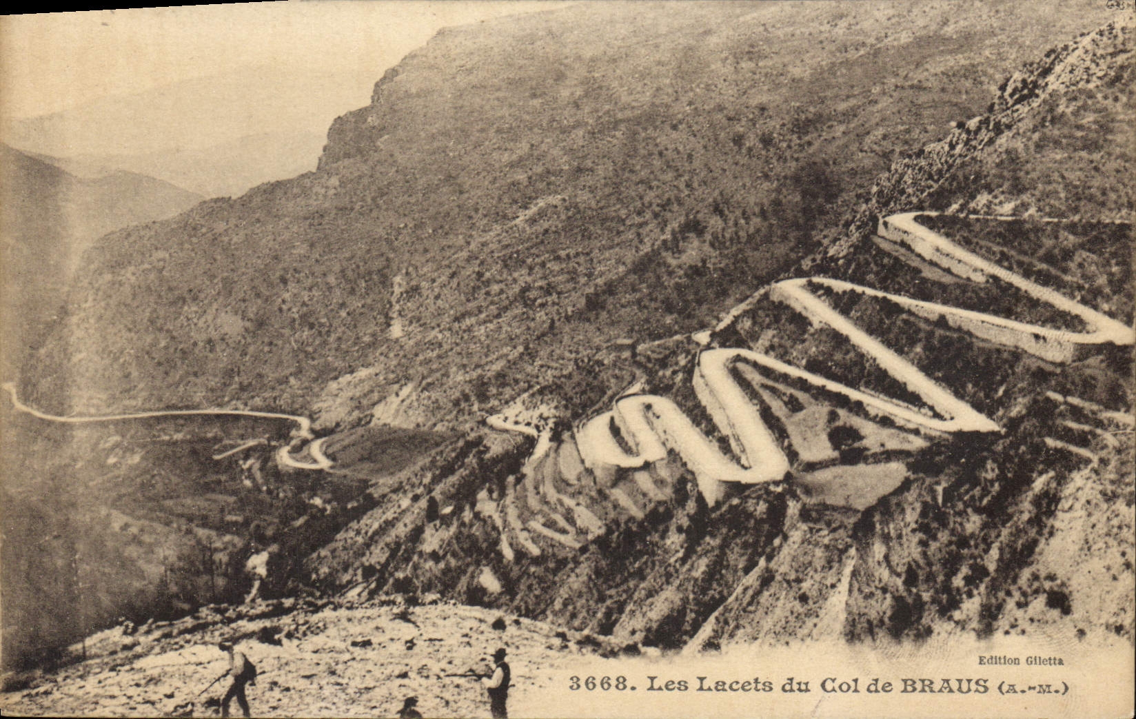 CPA Les Lacets du Col de Braus A M