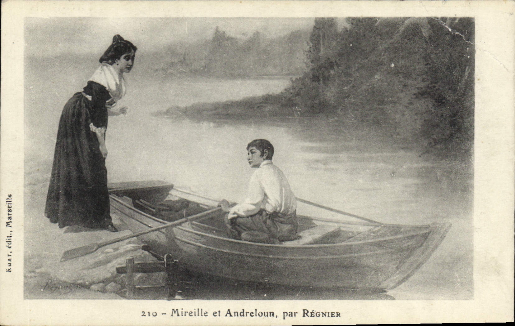 CPA Mireille et Andrelon par Regnier