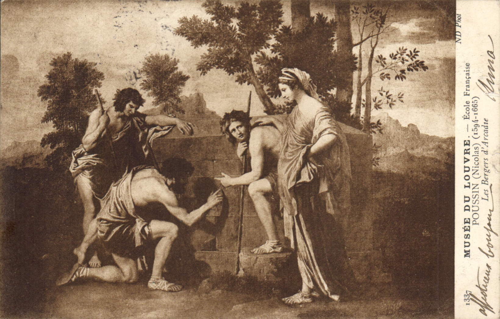 CPA Musee du Louvre Ecole Francaise Poussin Nicolas